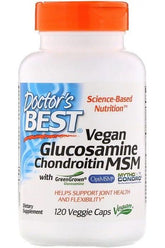 Doctor's Best - Vegan Glucosamine & Chondroitin & MSM - 120 vcaps - Nutri.se